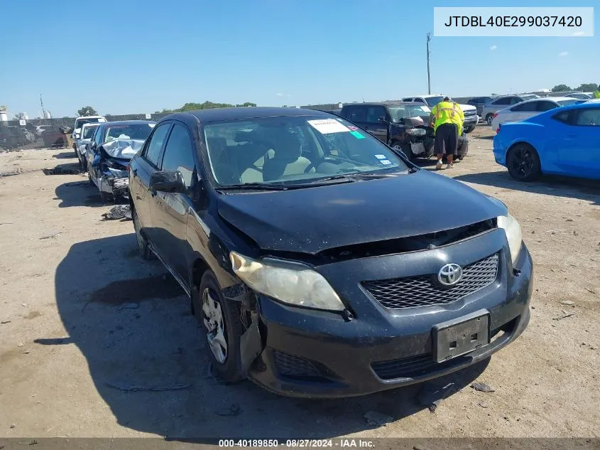 JTDBL40E299037420 2009 Toyota Corolla Le