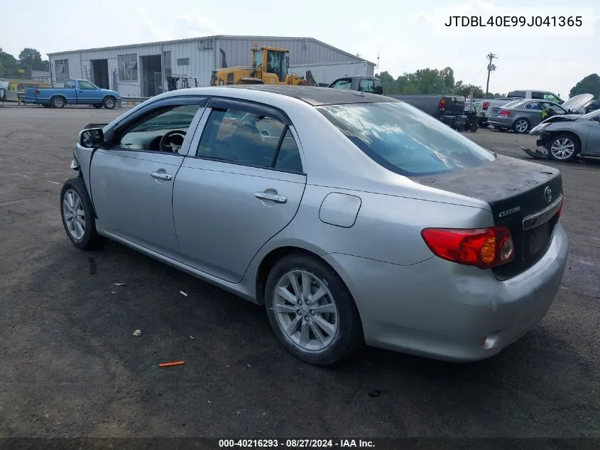 JTDBL40E99J041365 2009 Toyota Corolla Le