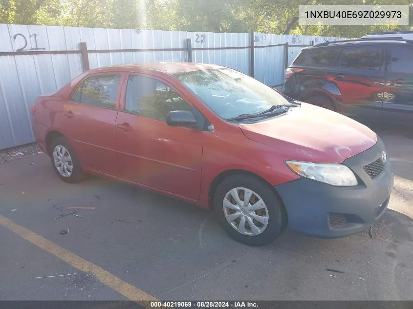 2009 Toyota Corolla VIN: 1NXBU40E69Z029973 Lot: 40219069