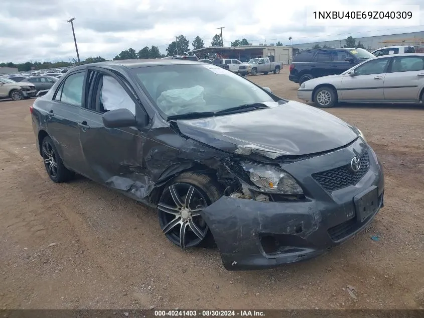 2009 Toyota Corolla S VIN: 1NXBU40E69Z040309 Lot: 40241403