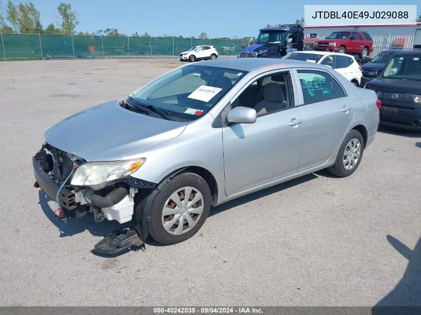 2009 Toyota Corolla Le VIN: JTDBL40E49J029088 Lot: 40242035