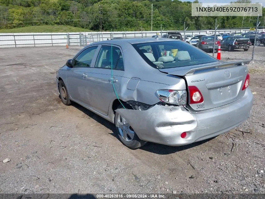 2009 Toyota Corolla S/Le/Xle VIN: 1NXBU40E69Z076713 Lot: 40262816