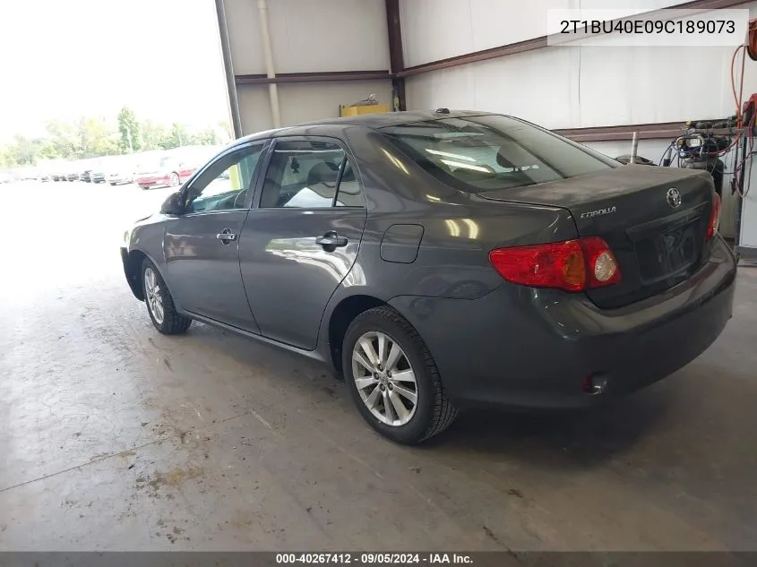 2009 Toyota Corolla Le VIN: 2T1BU40E09C189073 Lot: 40267412