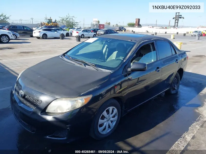 2009 Toyota Corolla Le VIN: 1NXBU40E99Z092033 Lot: 40268461