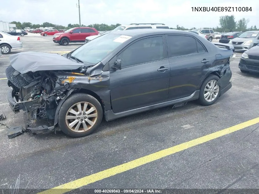 2009 Toyota Corolla S VIN: 1NXBU40E89Z110084 Lot: 40269043