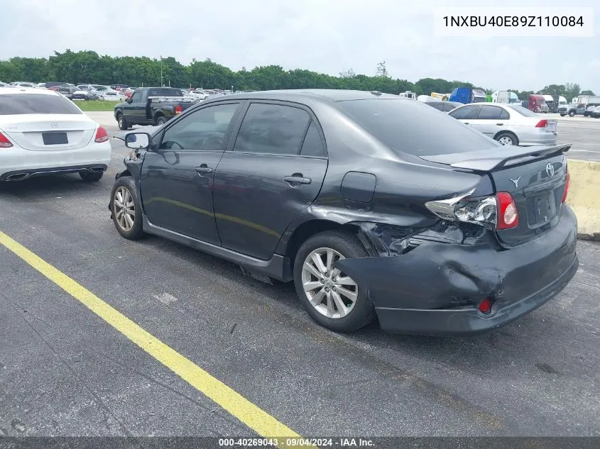 2009 Toyota Corolla S VIN: 1NXBU40E89Z110084 Lot: 40269043