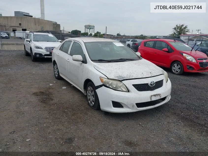 2009 Toyota Corolla Le VIN: JTDBL40E59J021744 Lot: 40279726