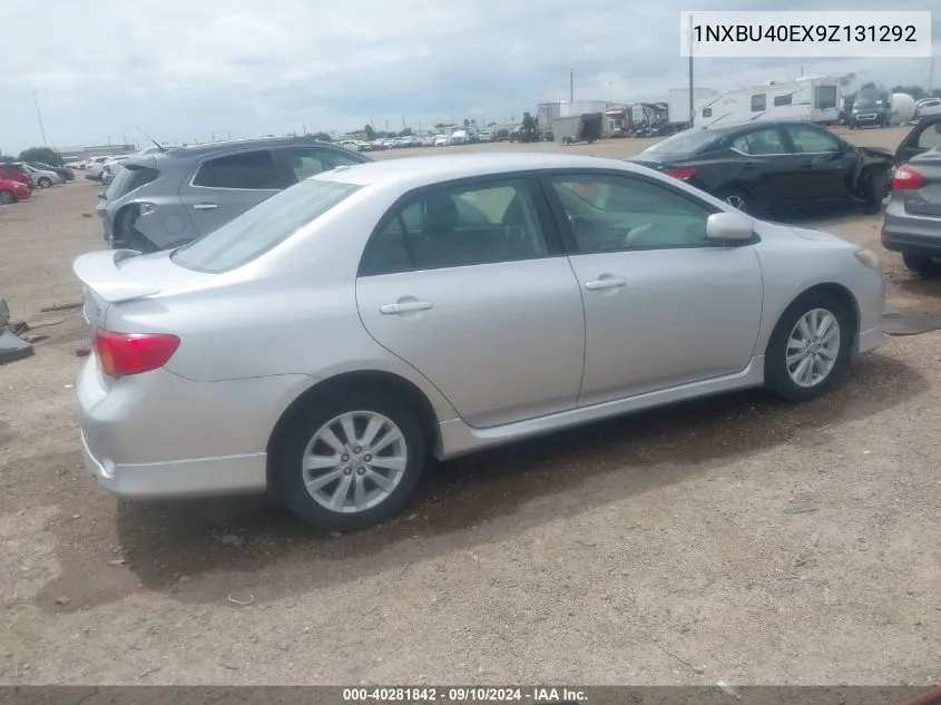 2009 Toyota Corolla S VIN: 1NXBU40EX9Z131292 Lot: 40281842