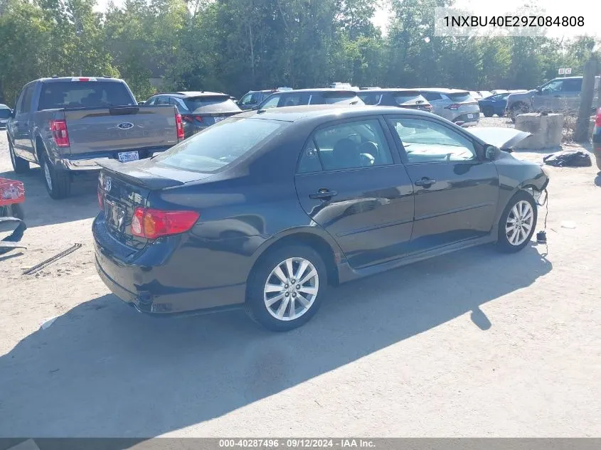 2009 Toyota Corolla S VIN: 1NXBU40E29Z084808 Lot: 40287496