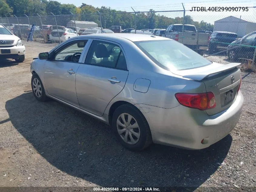 2009 Toyota Corolla Le/Xle VIN: JTDBL40E299090795 Lot: 40295848