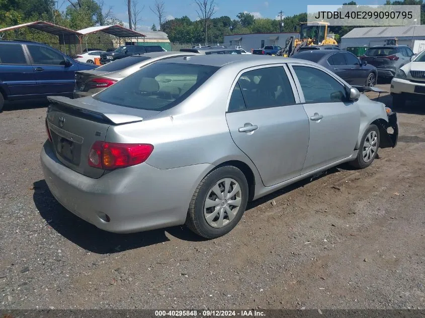 2009 Toyota Corolla Le/Xle VIN: JTDBL40E299090795 Lot: 40295848