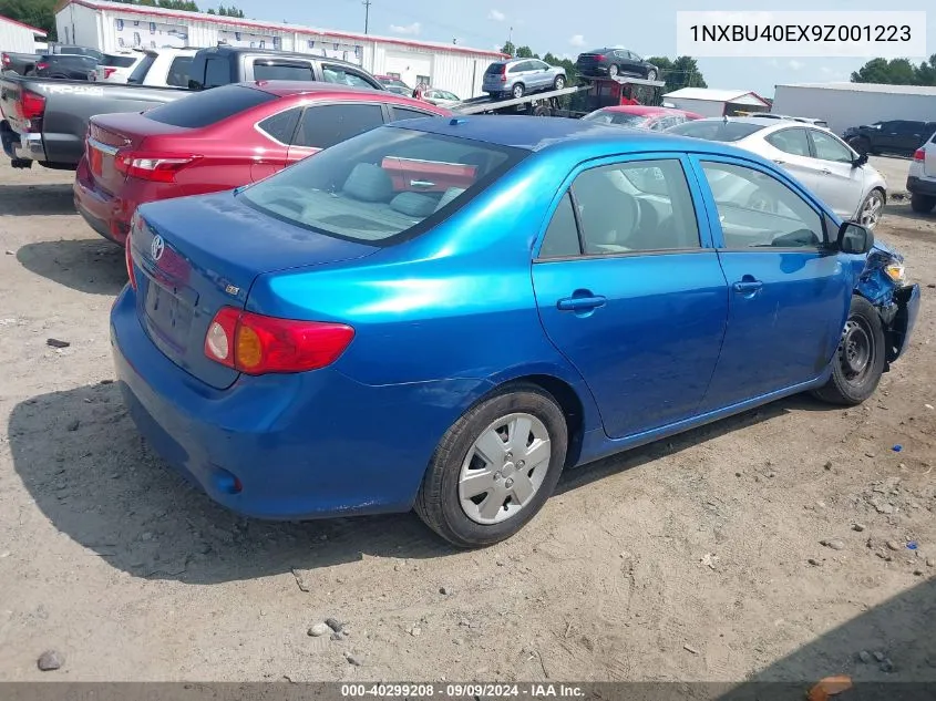 2009 Toyota Corolla Le VIN: 1NXBU40EX9Z001223 Lot: 40299208