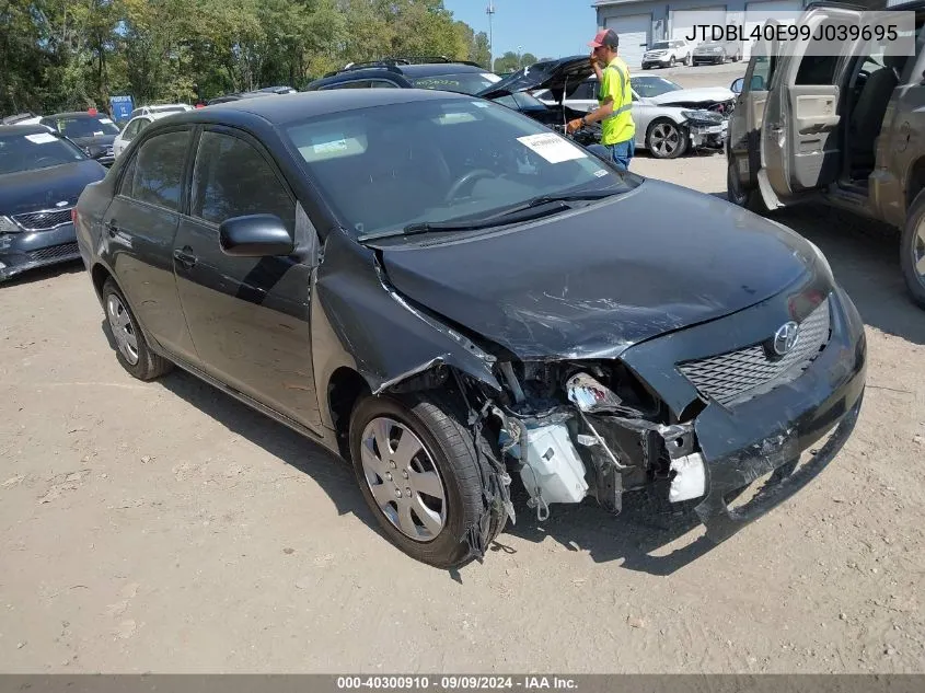 2009 Toyota Corolla Le VIN: JTDBL40E99J039695 Lot: 40300910