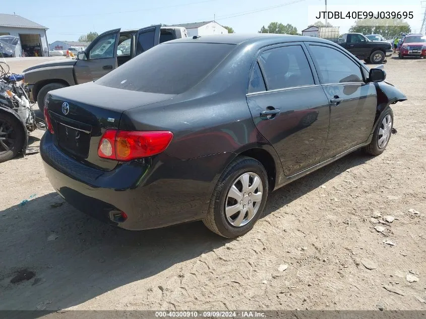 2009 Toyota Corolla Le VIN: JTDBL40E99J039695 Lot: 40300910