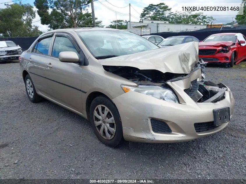 2009 Toyota Corolla Le VIN: 1NXBU40E09Z081468 Lot: 40302577