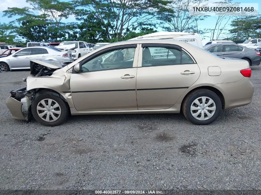 1NXBU40E09Z081468 2009 Toyota Corolla Le