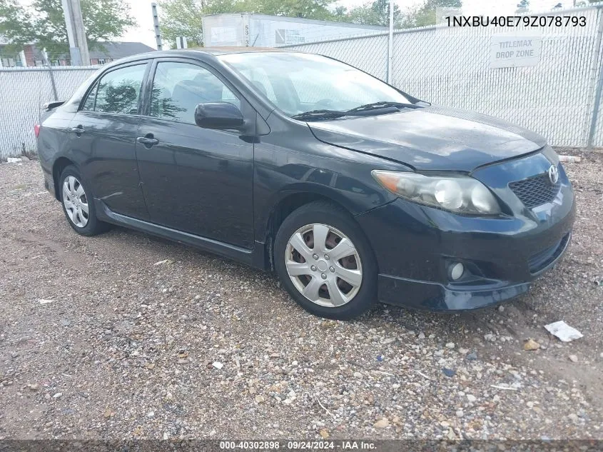 2009 Toyota Corolla S VIN: 1NXBU40E79Z078793 Lot: 40302898