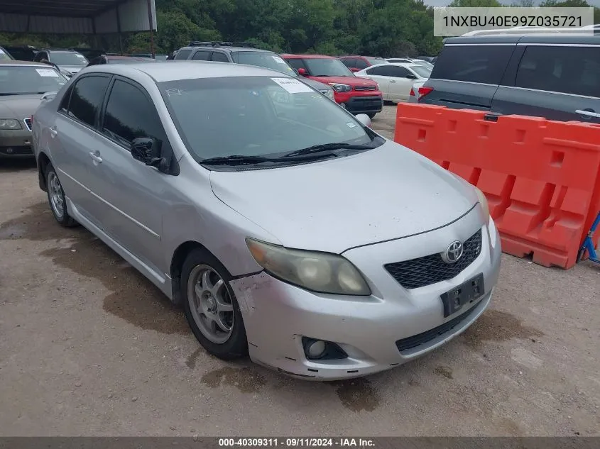 2009 Toyota Corolla S VIN: 1NXBU40E99Z035721 Lot: 40309311