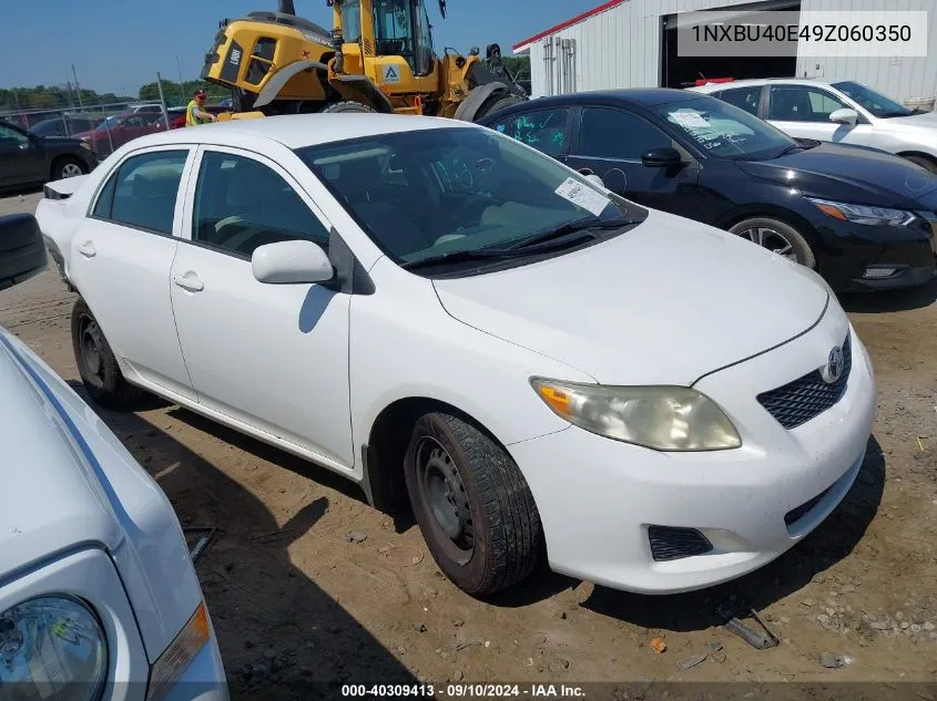 2009 Toyota Corolla Le VIN: 1NXBU40E49Z060350 Lot: 40309413