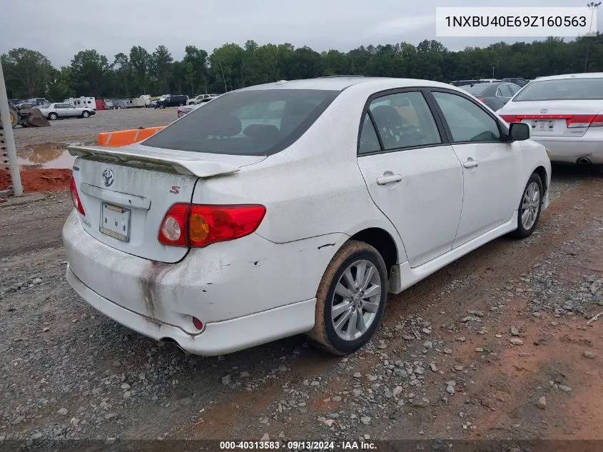 2009 Toyota Corolla S VIN: 1NXBU40E69Z160563 Lot: 40313583