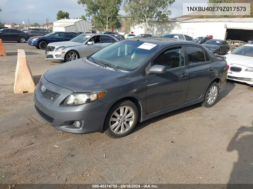 2009 Toyota Corolla S VIN: 1NXBU40E79Z017573 Lot: 40314755