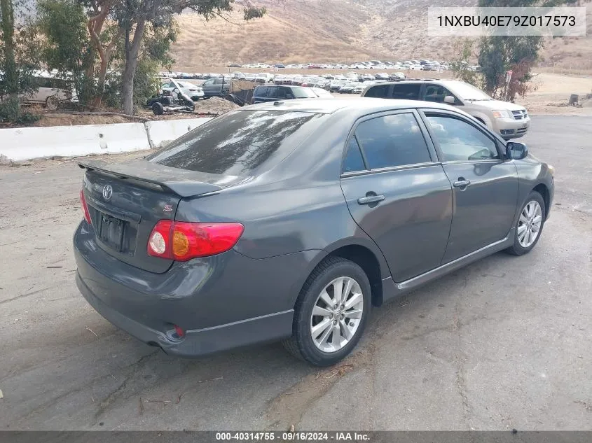 2009 Toyota Corolla S VIN: 1NXBU40E79Z017573 Lot: 40314755