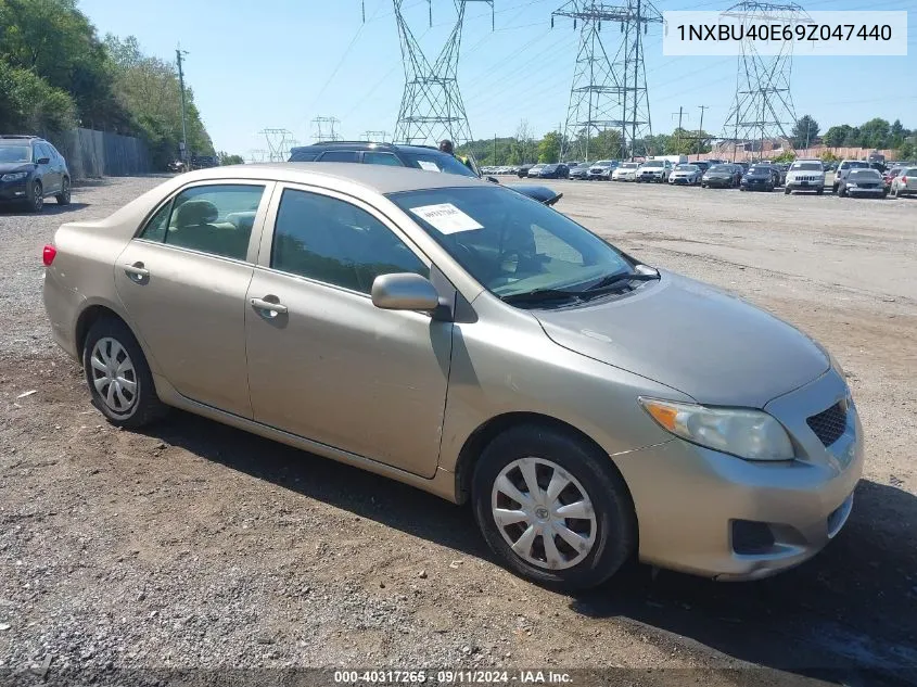 2009 Toyota Corolla Le VIN: 1NXBU40E69Z047440 Lot: 40317265