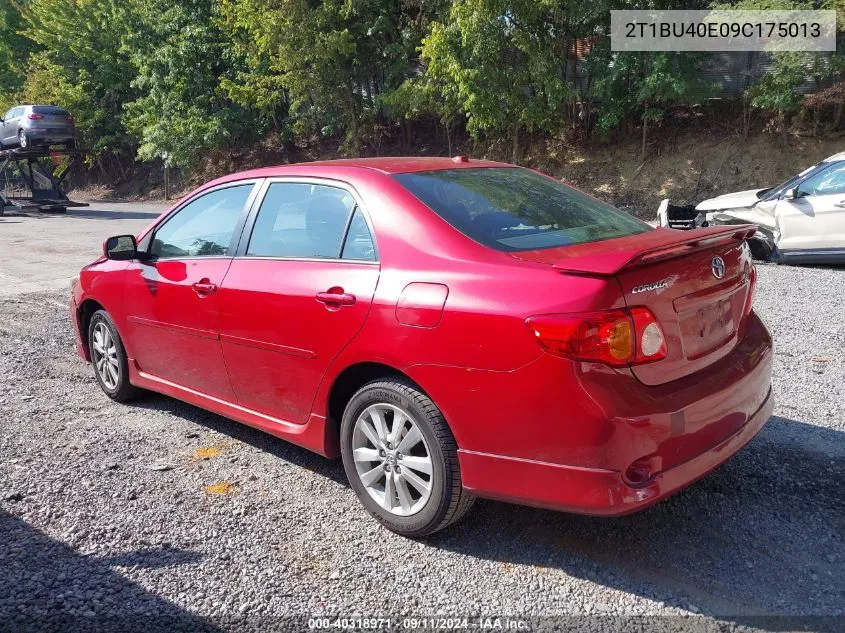 2009 Toyota Corolla S VIN: 2T1BU40E09C175013 Lot: 40318971