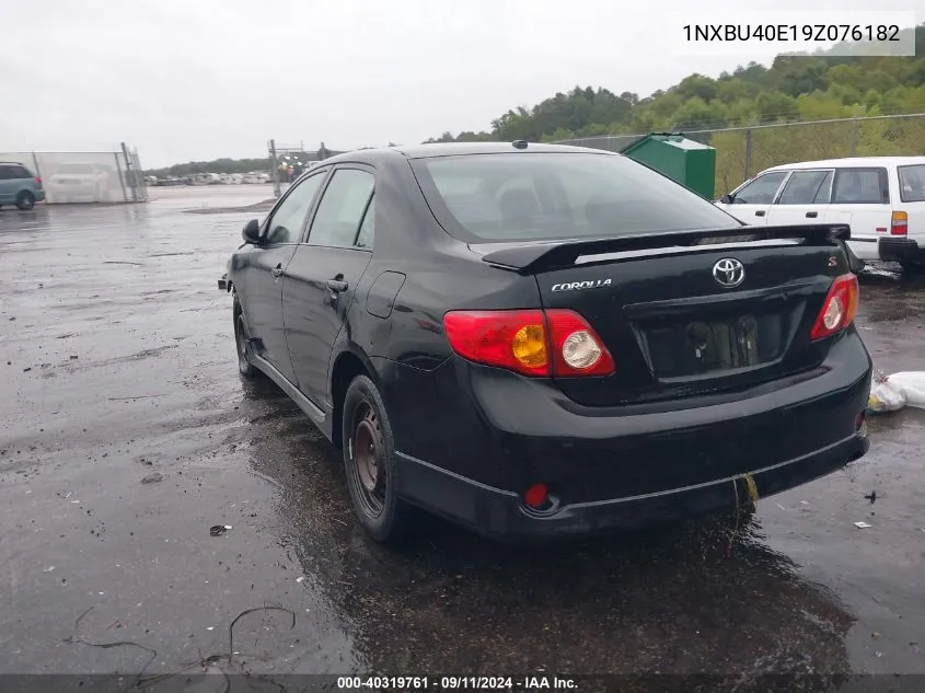 2009 Toyota Corolla S VIN: 1NXBU40E19Z076182 Lot: 40319761