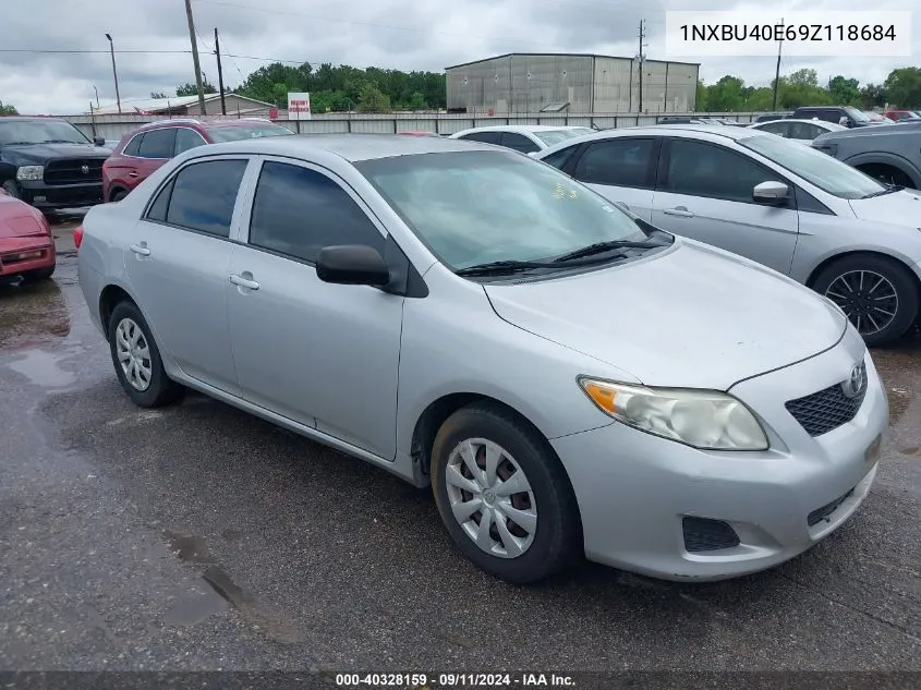 2009 Toyota Corolla S/Le/Xle VIN: 1NXBU40E69Z118684 Lot: 40328159