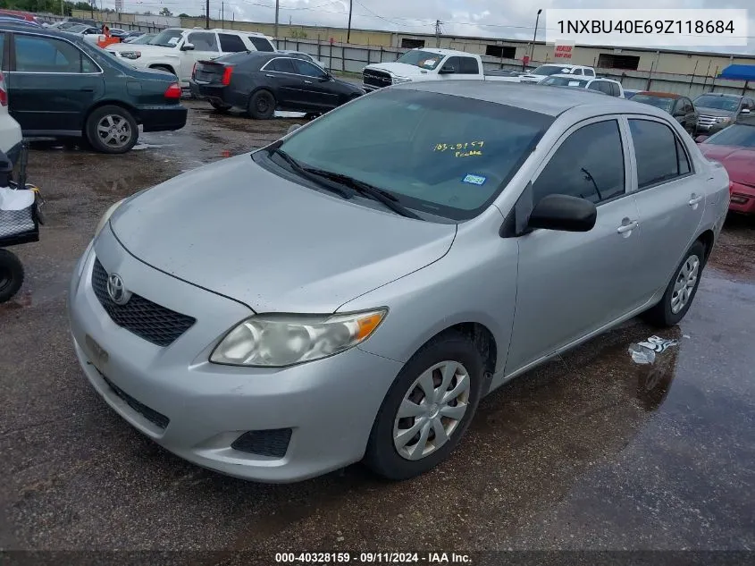 1NXBU40E69Z118684 2009 Toyota Corolla S/Le/Xle