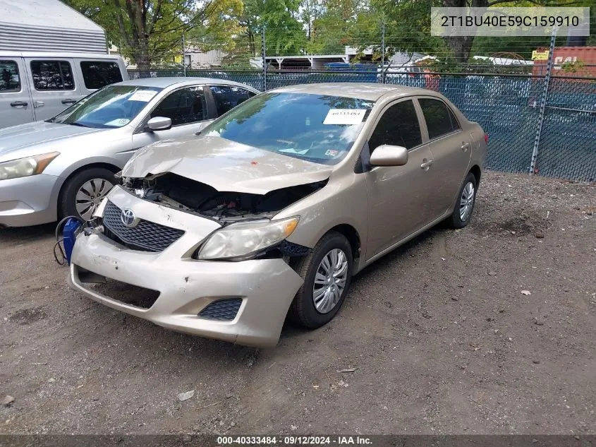 2009 Toyota Corolla S/Le/Xle VIN: 2T1BU40E59C159910 Lot: 40333484