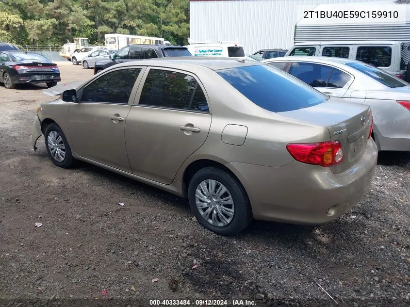 2009 Toyota Corolla S/Le/Xle VIN: 2T1BU40E59C159910 Lot: 40333484