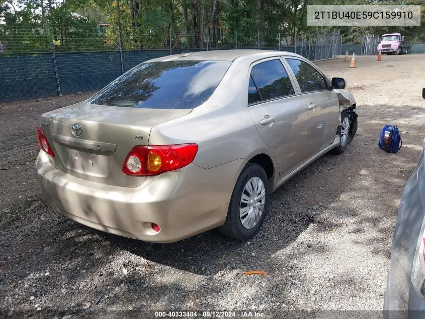 2009 Toyota Corolla S/Le/Xle VIN: 2T1BU40E59C159910 Lot: 40333484