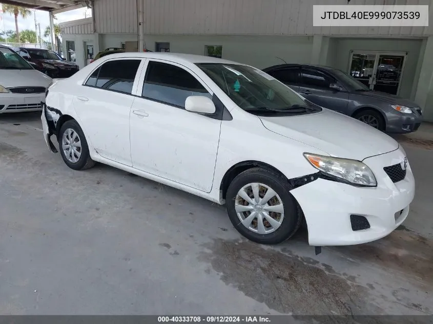 2009 Toyota Corolla Le/Xle VIN: JTDBL40E999073539 Lot: 40333708