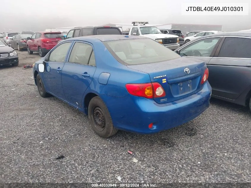 2009 Toyota Corolla Le/Xle VIN: JTDBL40E49J010301 Lot: 40333949