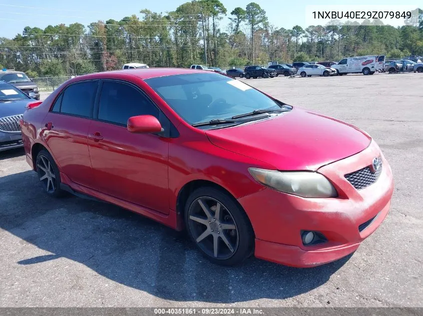 2009 Toyota Corolla S VIN: 1NXBU40E29Z079849 Lot: 40351861