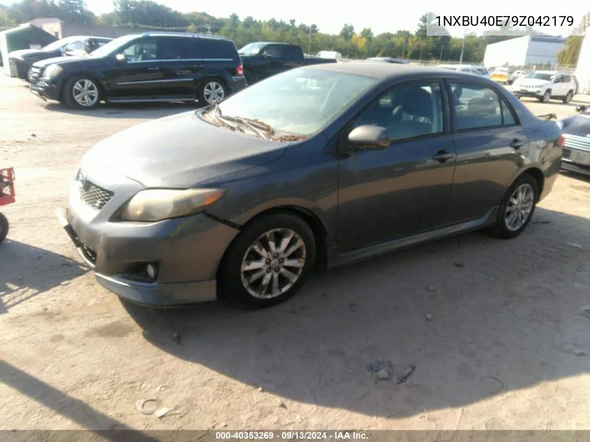 2009 Toyota Corolla S VIN: 1NXBU40E79Z042179 Lot: 40353269