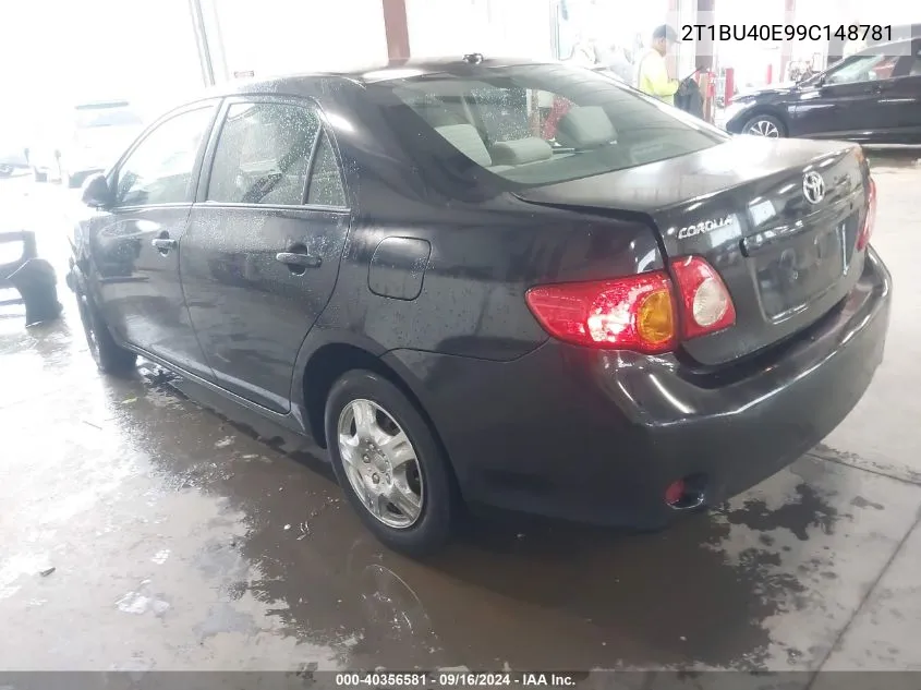 2T1BU40E99C148781 2009 Toyota Corolla Le