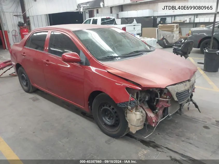 JTDBL40E699080965 2009 Toyota Corolla Le/Xle