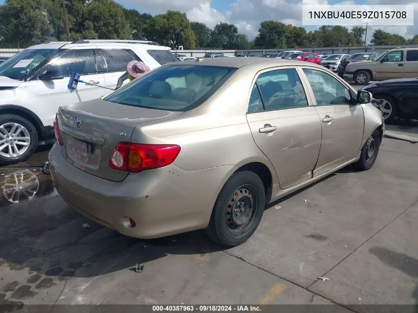 1NXBU40E59Z015708 2009 Toyota Corolla Le