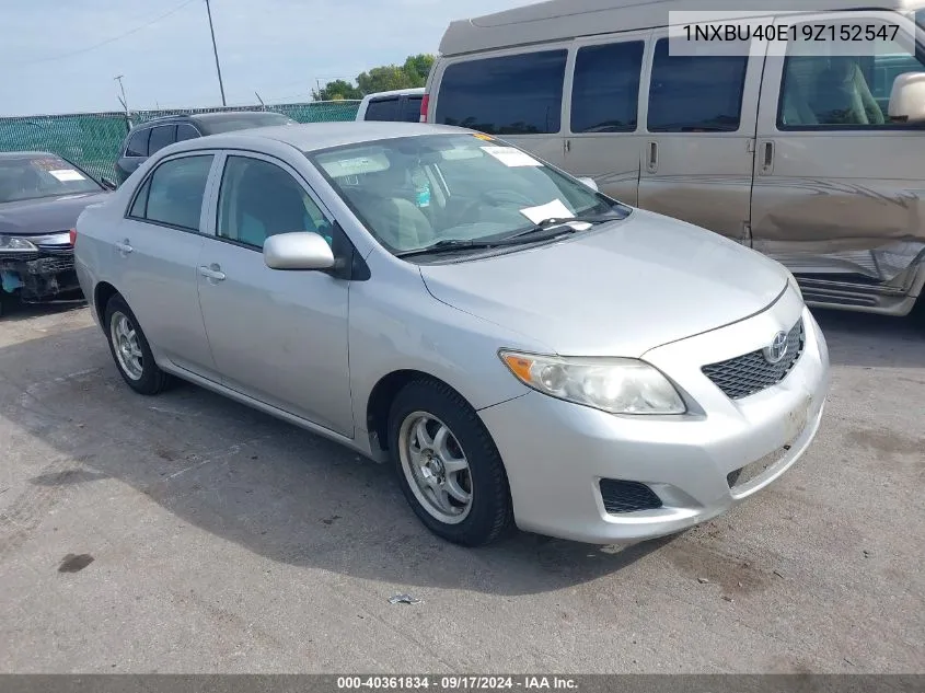 1NXBU40E19Z152547 2009 Toyota Corolla Le