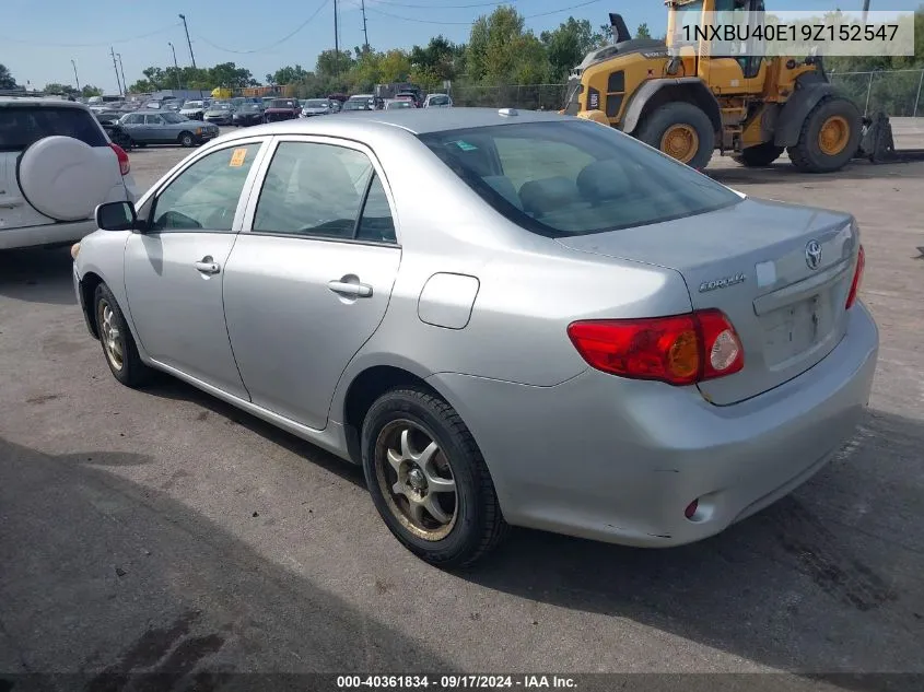 1NXBU40E19Z152547 2009 Toyota Corolla Le