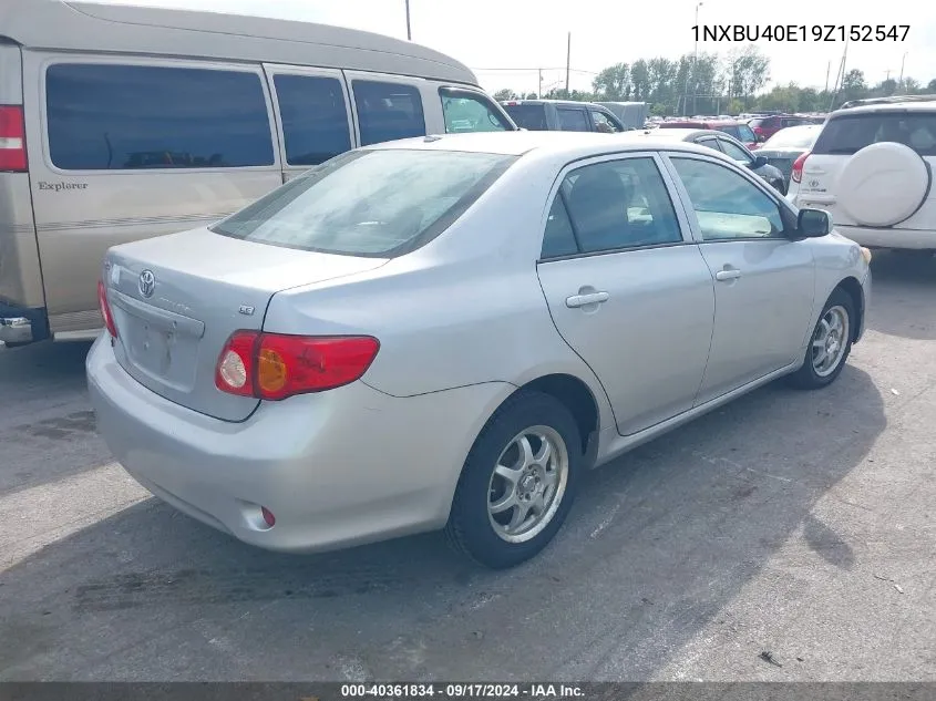 1NXBU40E19Z152547 2009 Toyota Corolla Le