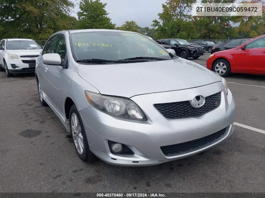 2009 Toyota Corolla S VIN: 2T1BU40E09C059472 Lot: 40370460