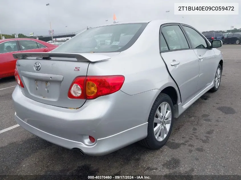 2T1BU40E09C059472 2009 Toyota Corolla S