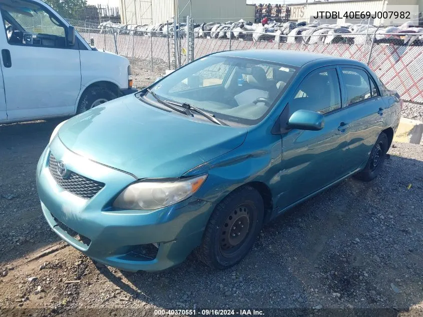 JTDBL40E69J007982 2009 Toyota Corolla Le