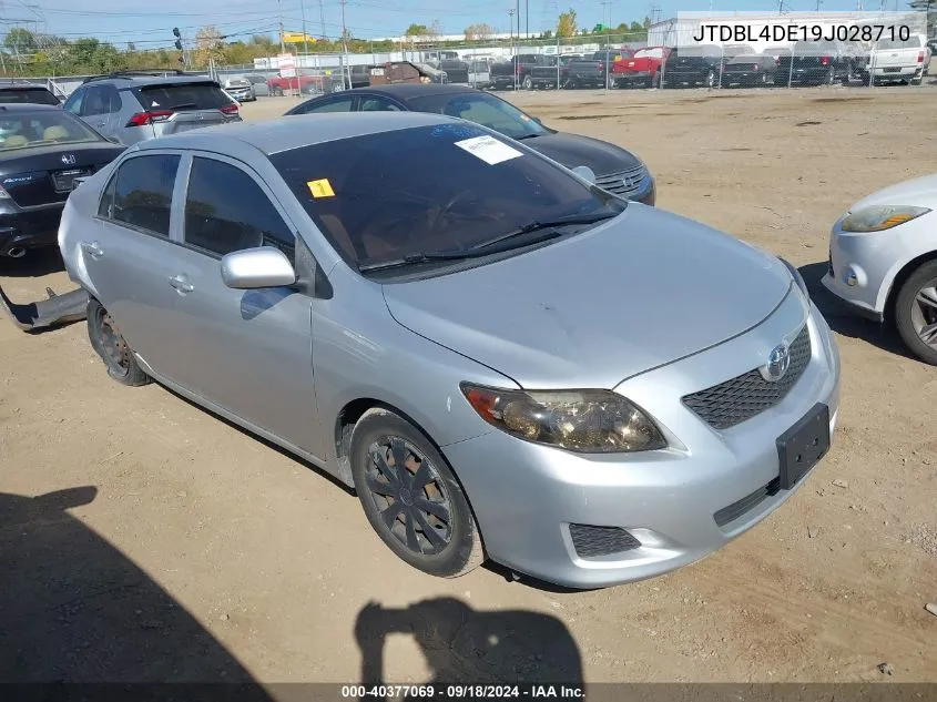 2009 Toyota Corolla VIN: JTDBL4DE19J028710 Lot: 40377069