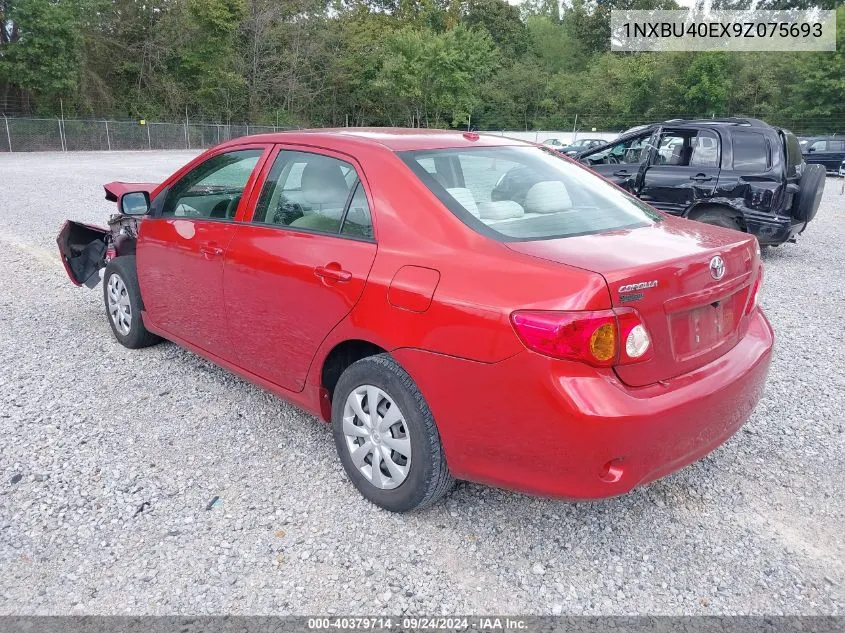 2009 Toyota Corolla Le VIN: 1NXBU40EX9Z075693 Lot: 40379714