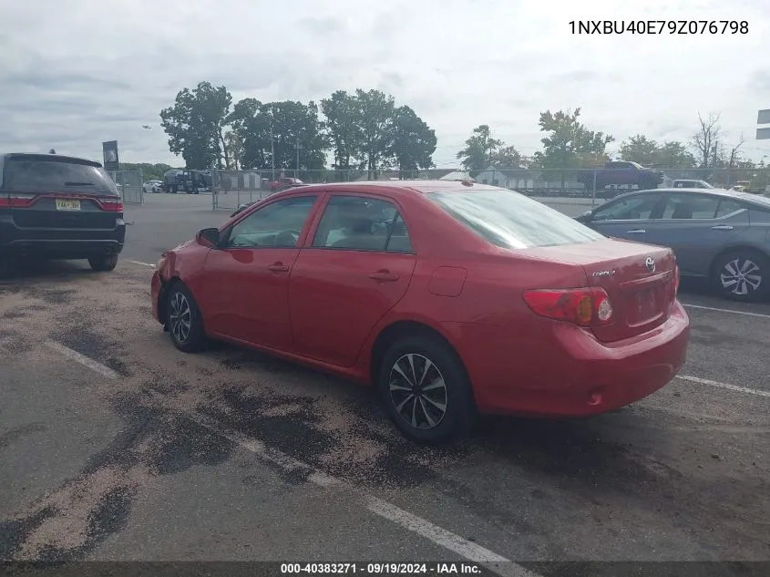 2009 Toyota Corolla Le VIN: 1NXBU40E79Z076798 Lot: 40383271